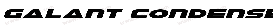 Galant Condensed Italic字体转换